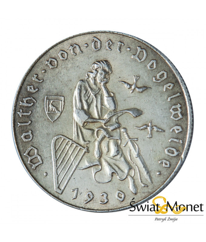2 schilling 1930 Walther Von Der Vogelweide Austria