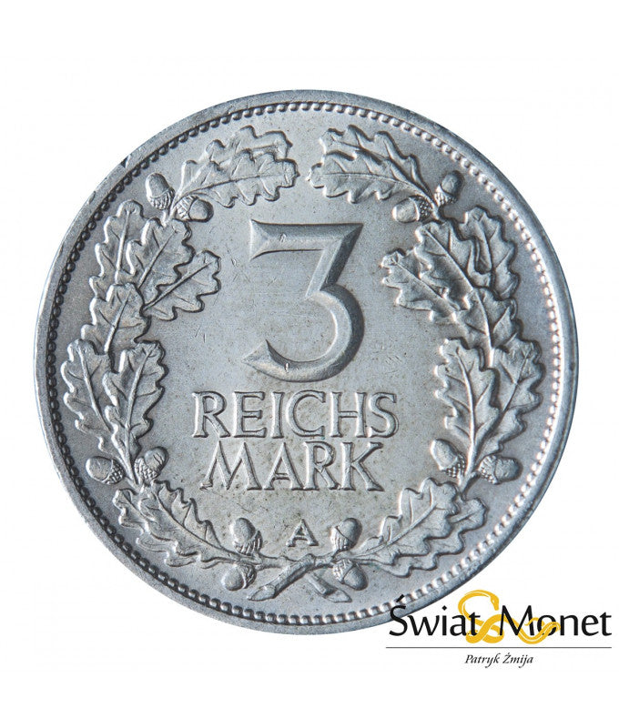 3 marki 1925 A Rheinlande st. I Weimar Niemcy (3)
