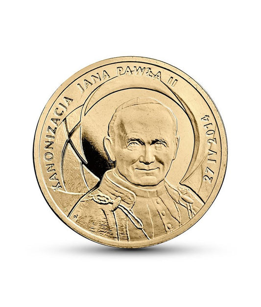 2 zł Kanonizacja Jana Pawła II 2014