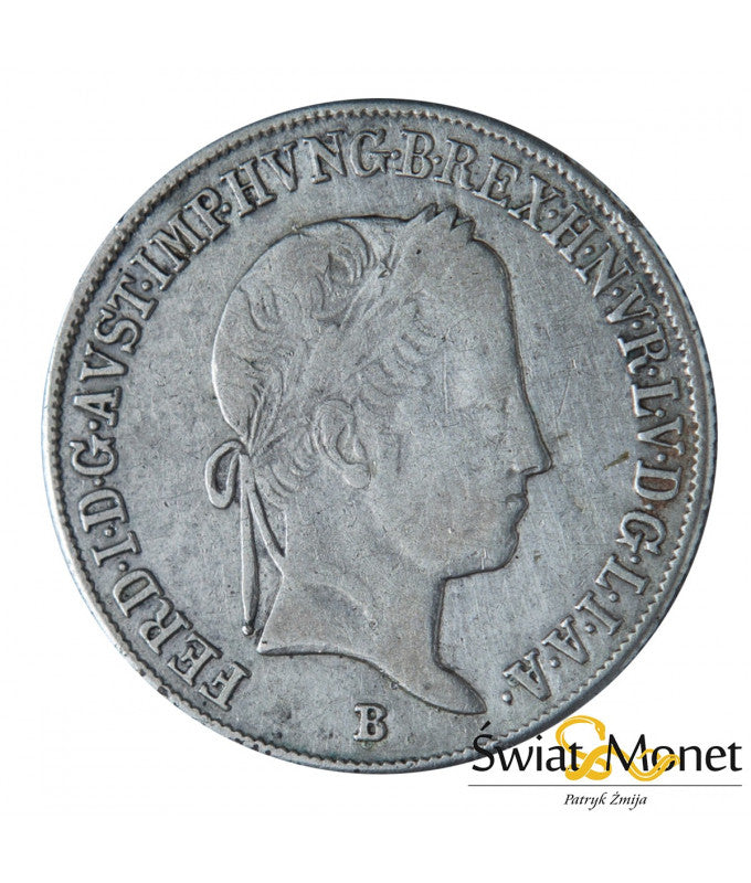 20 krajcarów 1845 Ferdynand V Austro-Węgry