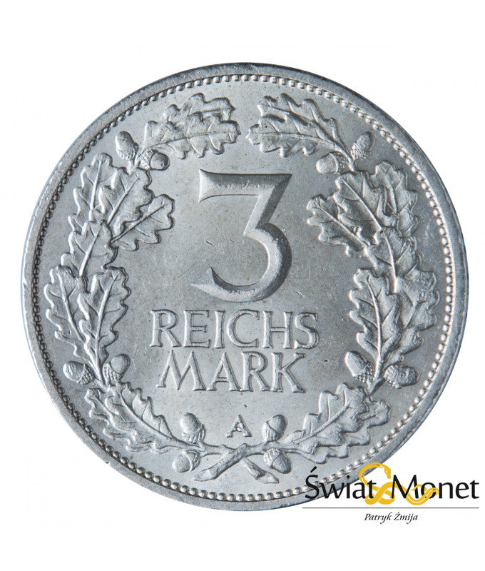 3 marki 1925 A Rheinlande st. I Weimar  Niemcy (1)