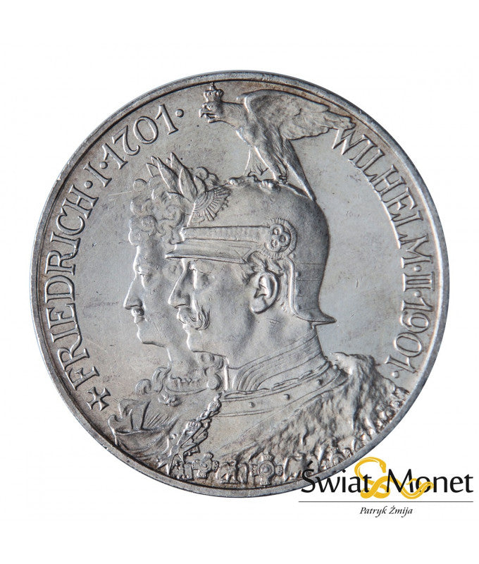 5 marek 1901 Wilhelm II 200 lat dynastii Prusy