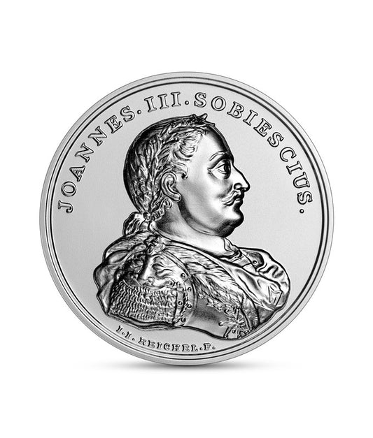 50 Zł Jan III Sobieski - 2022 - Skarby Stanisława Augusta - Srebrna moneta kolekcjonerska
